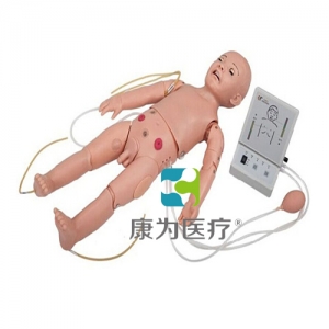 “康為醫(yī)療”全功能一歲兒童高級(jí)標(biāo)準(zhǔn)化模擬病人(護(hù)理、CPR、聽(tīng)診、除顫起博、心電監(jiān)護(hù)五合一）